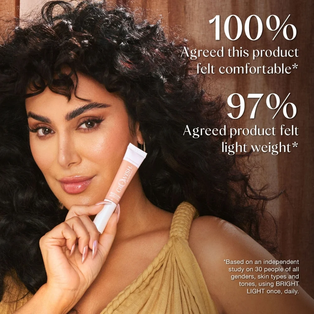 Huda Beauty Glowish Bright Light Hydrating Sheer Vegan Concealer 05 Medium NWOB
